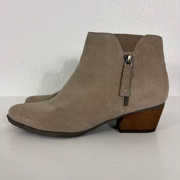 Blondo Tan Waterproof Tan Ankle Low Heeled Booties Women’s 11 - Picture 1 of 11